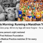 From zero training to 42.5 km in a day — and over $3,500 raised for the Fred Hollows Foundation!